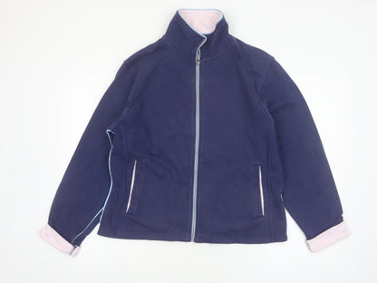 Womens UK Size 16 Crew Blue Basic Jacket