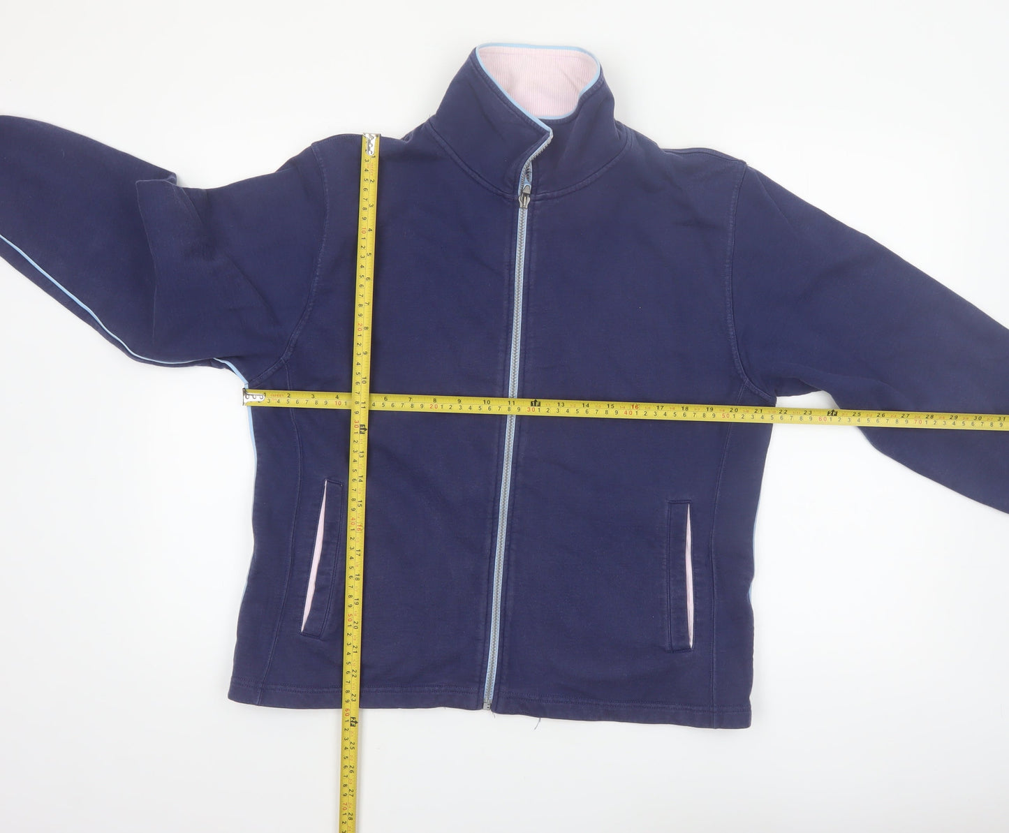 Womens UK Size 16 Crew Blue Basic Jacket