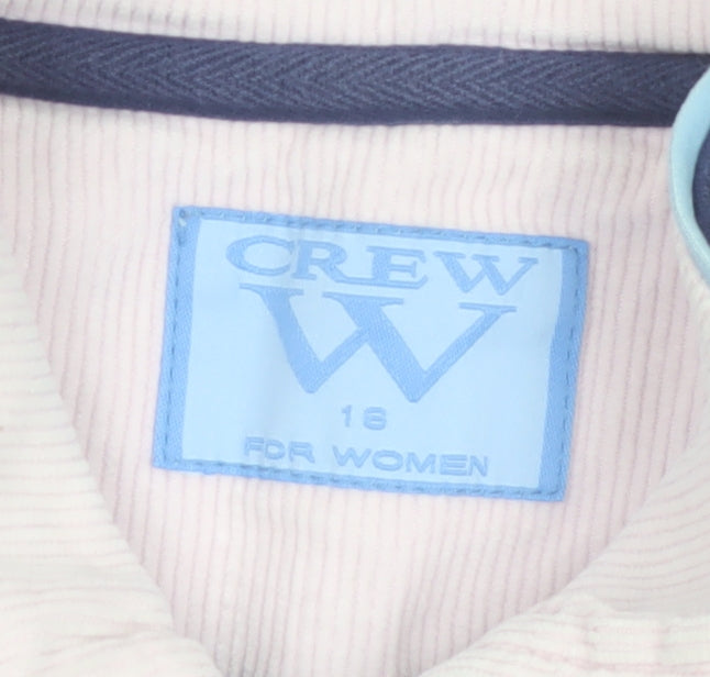 Womens UK Size 16 Crew Blue Basic Jacket