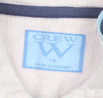 Womens UK Size 16 Crew Blue Basic Jacket