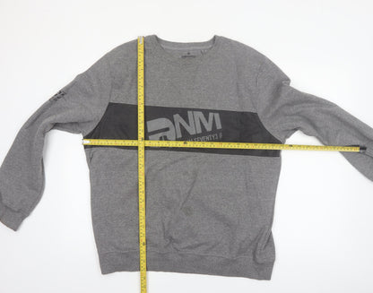 Denim Seventy3 Men’s Grey XL Pullover Graphic Sweatshirt