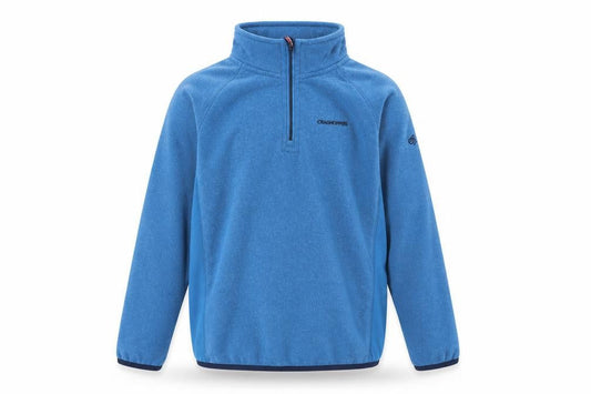 Craghoppers Boys Blue Fleece 1/4 Zip Pullover Sweatshirt Age 13