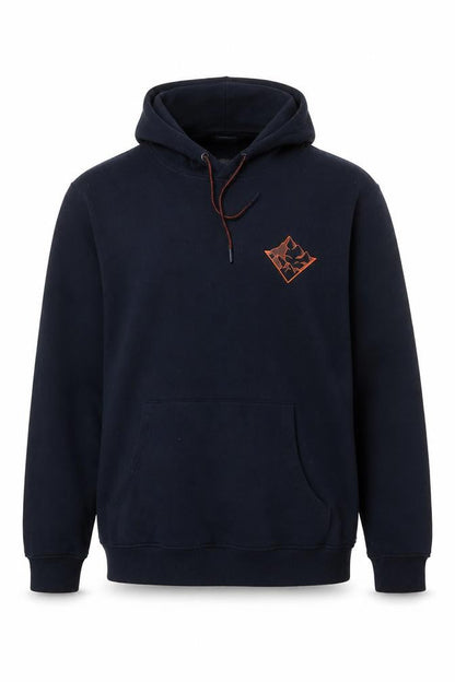 Mountain Warehouse Mens Blue L Pullover Hoodie Graphic Outdoor