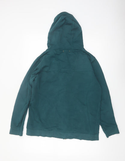 PG Field Men's Green Full Zip Hoodie M Regular Fit