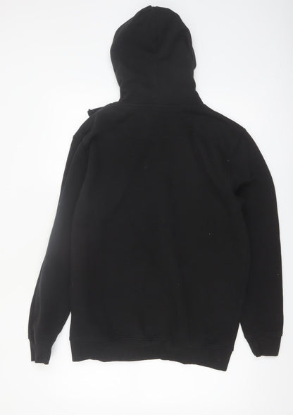 Guinness Men's Black Pullover Hoodie L Logo Fleece Sweatshirt