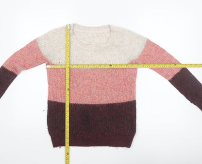 Fat Face Womens Multicoloured Knit Pullover Jumper Size 8