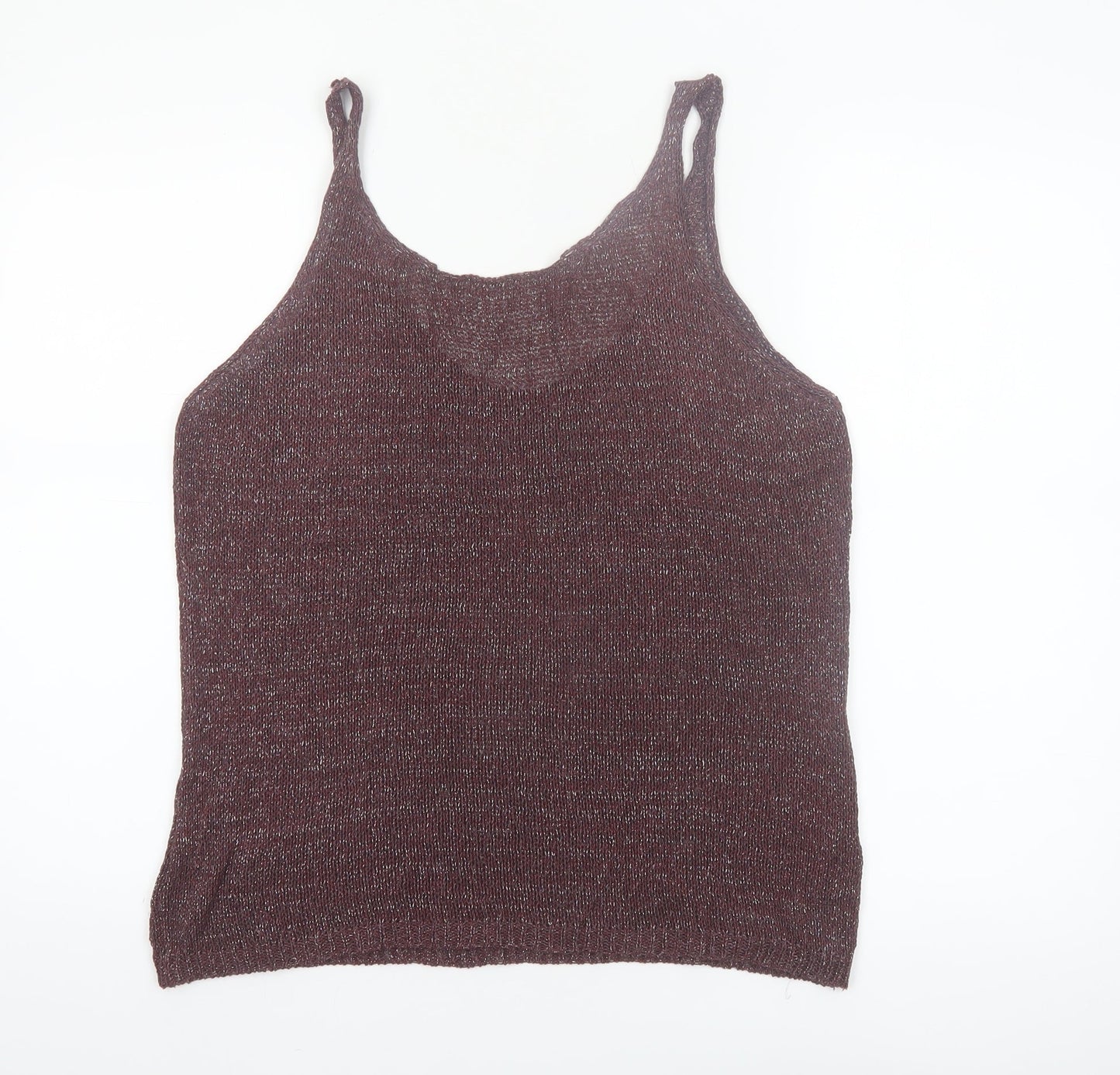 Next Women Brown Knit Camisole Tank Top Size 18