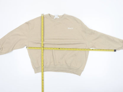 MNG x Disney Beige Womens Sweatshirt Size M Mickey Mouse 100 Years