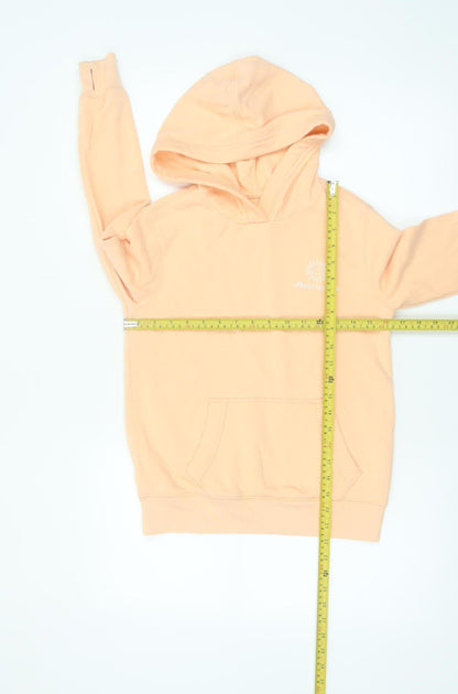 Abercrombie Kids Girls Beige Logo Pullover Hoodie 9-10 Years