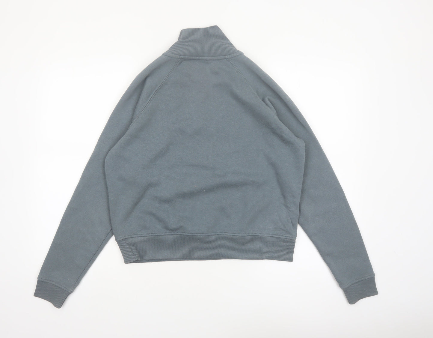 90 Degree by Reflex Womens Grey 1/2 Zip Long Sleeve Pullover Sweatshirt Size S