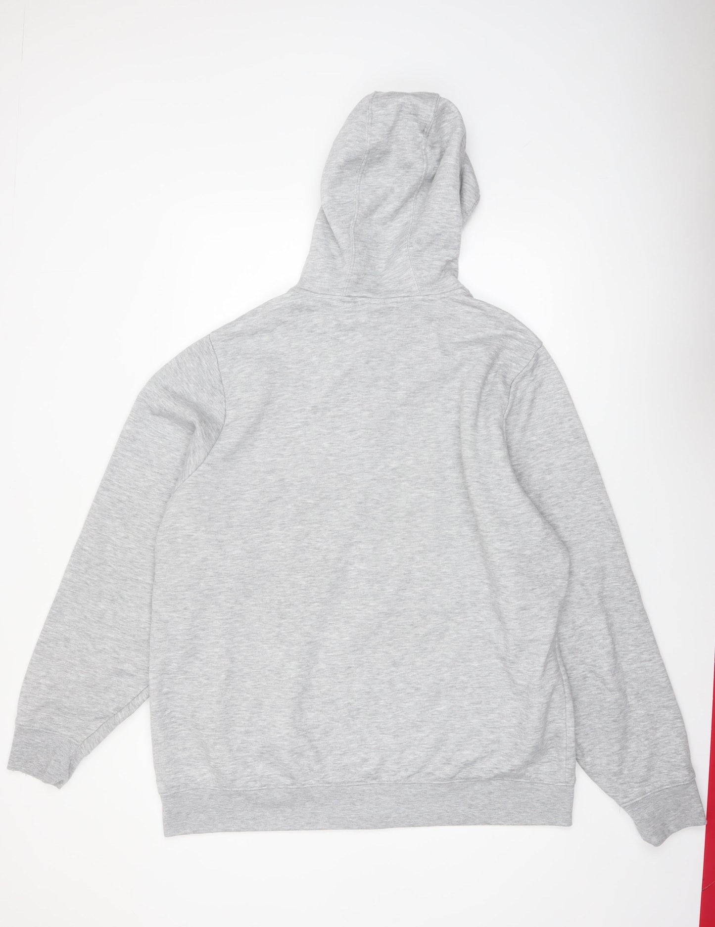 Slazenger Mens Grey 2XL Full Zip Fleece Hoodie
