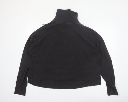 Sweaty Betty Womens Black XXL Funnel Neck Pullover Sweatshirt