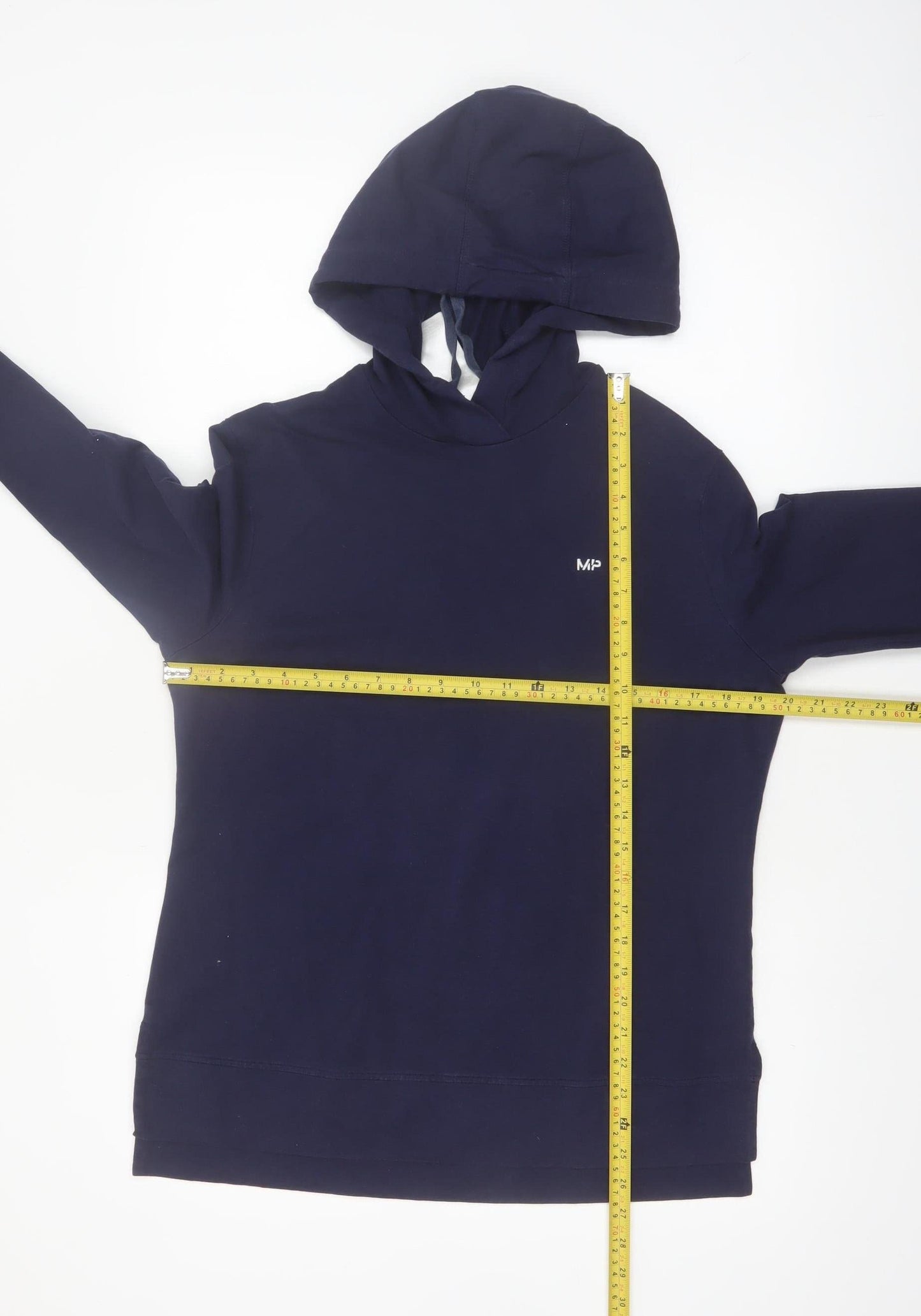 MP Women's Navy Pullover Hoodie Medium Cotton Blend Casual