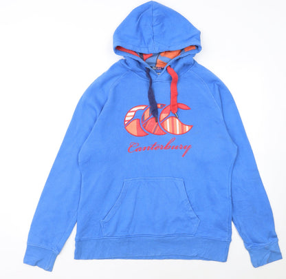 Canterbury Blue Women's Size 16 Pullover Hoodie with Logo Design