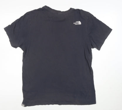 The North Face Men's Navy Cotton Crew Neck Short Sleeve T-Shirt L