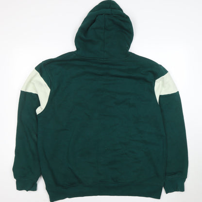 Nicce Men's Green XL Pullover Logo Hoodie with Drawstring and Pockets