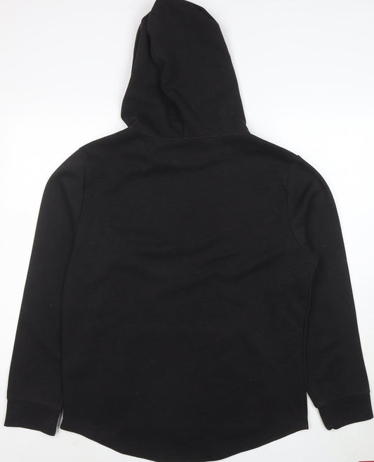 Legends Mens Black L Pullover Hoodie with Logo High Neck