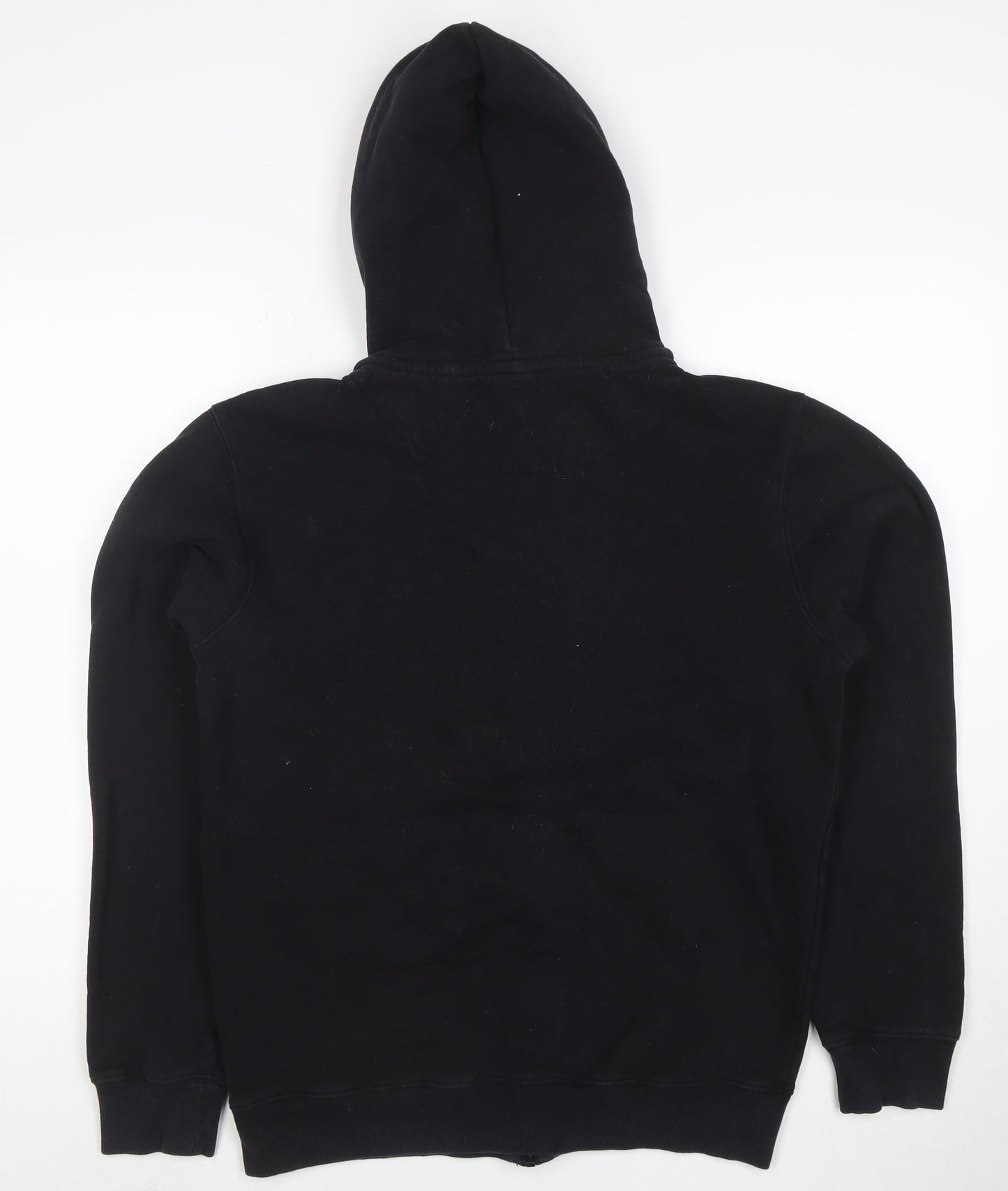 FILA Men's Black Full Zip Hoodie M Sports Cotton Blend
