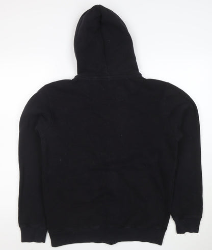 FILA Men's Black Full Zip Hoodie M Sports Cotton Blend