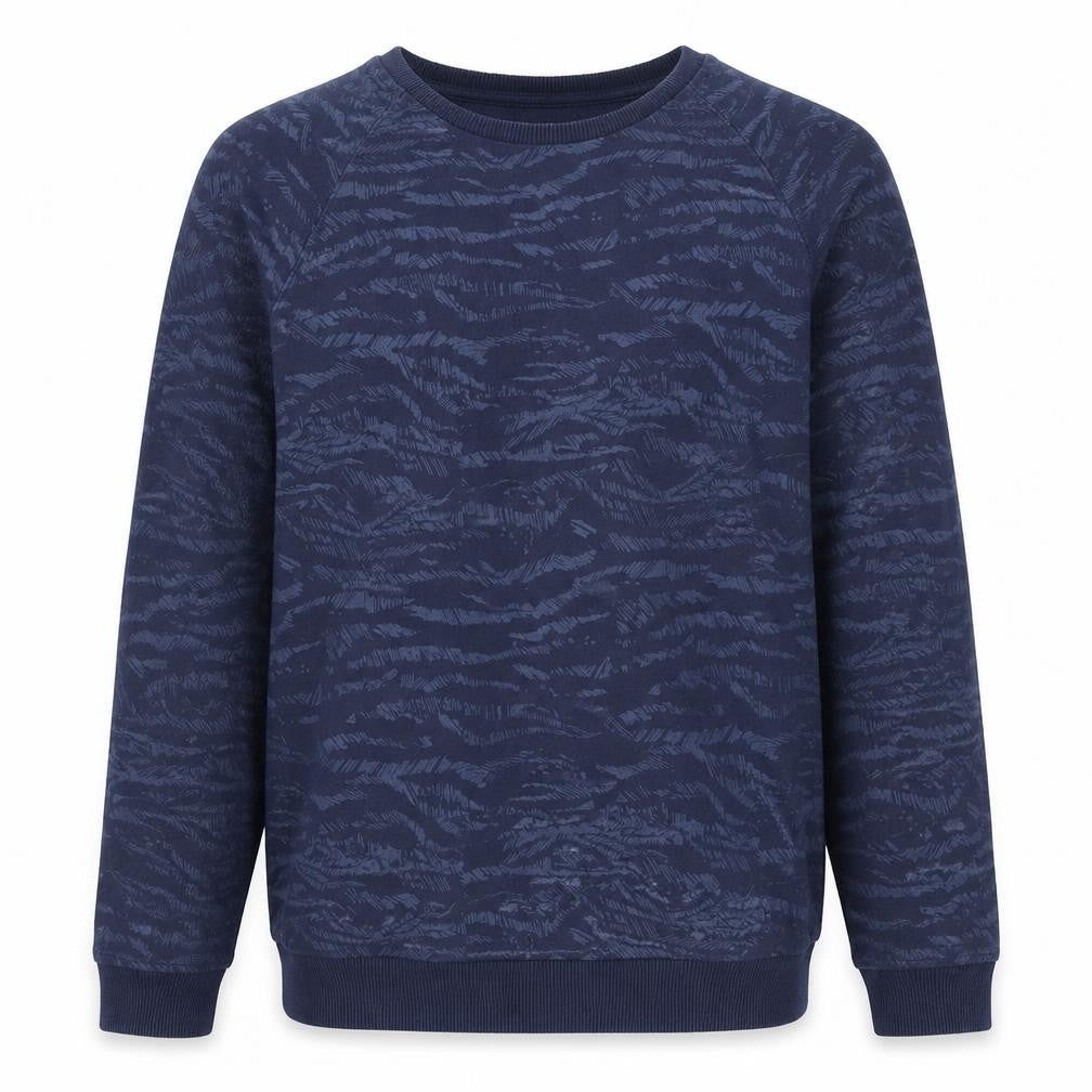 Selected Homme Men’s Blue Crew Neck Cotton Blend Sweatshirt M