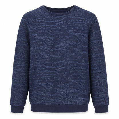 Selected Homme Men’s Blue Crew Neck Cotton Blend Sweatshirt M