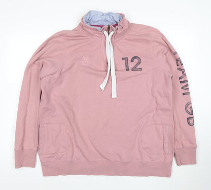 Next Women’s Pink Team GB 1/4 Zip Pullover Sweatshirt Size 20