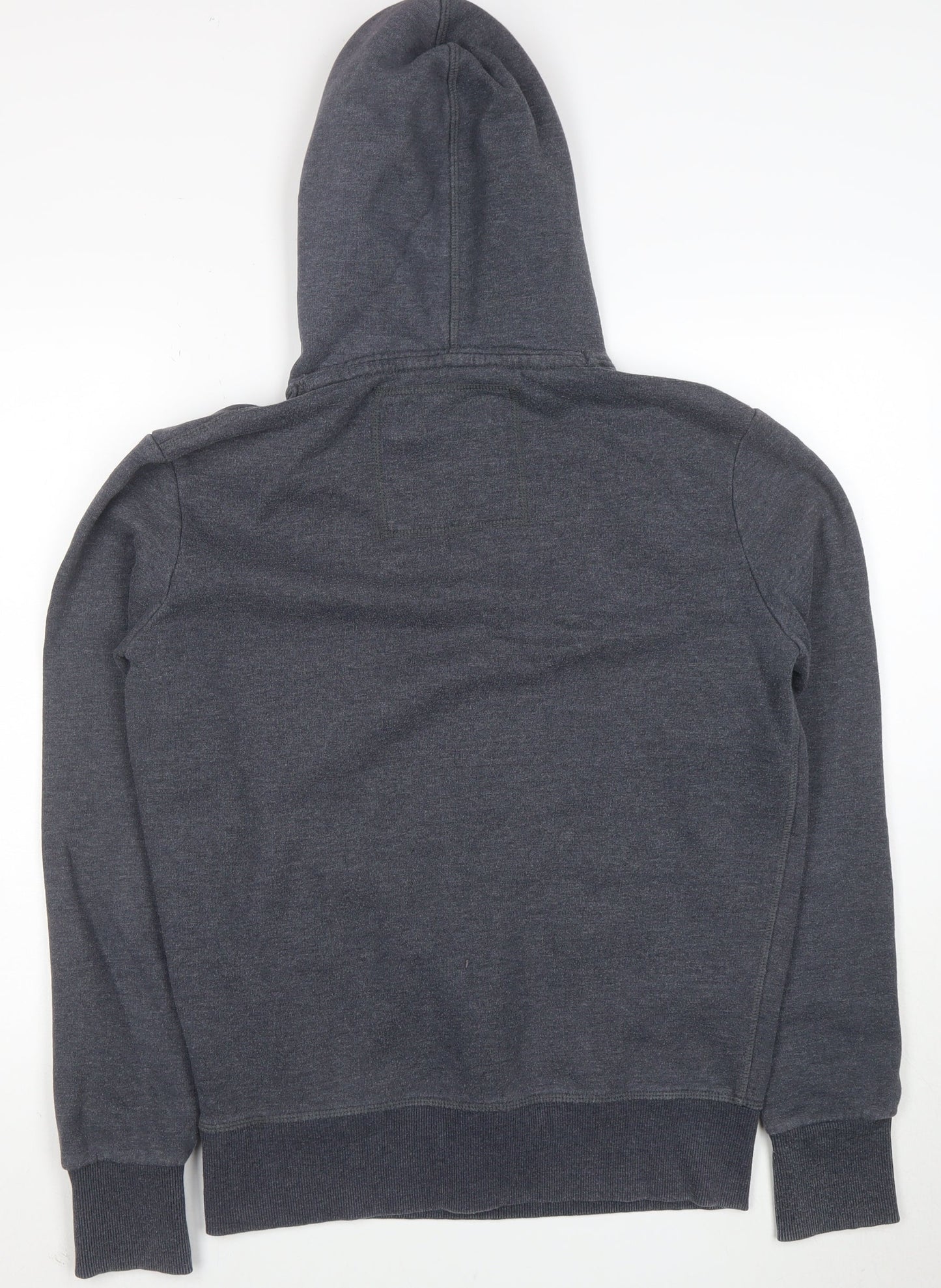 Superdry Mens Grey Medium Pullover Hoodie Team Comets Graphic