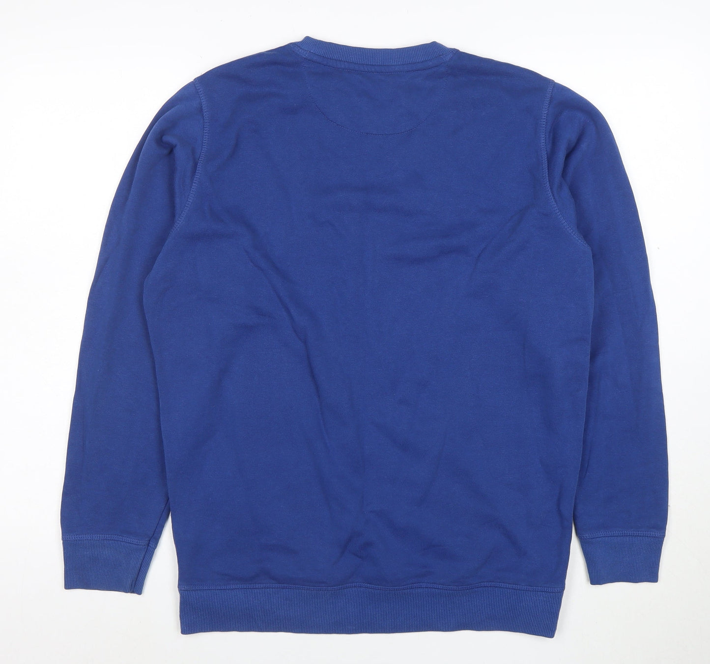 James Pringle Men Blue Medium Pullover Crew Neck Sweatshirt