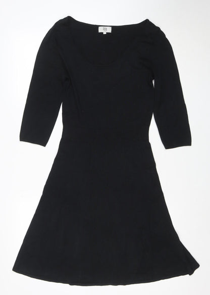 Noa Noa Women's Black Fit & Flare Knee Length Dress Size S