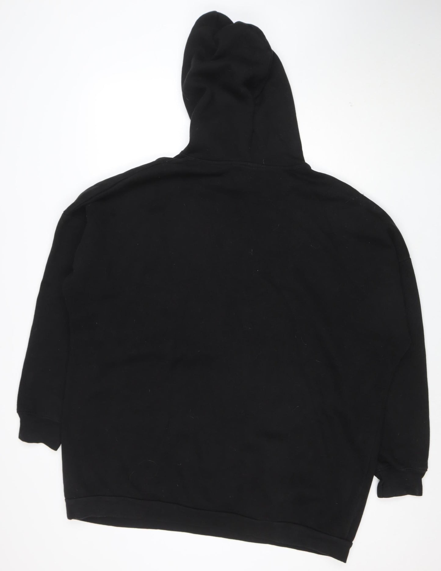 Bench Men's Black 2XL Pullover Hoodie with Logo Print