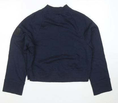 On Running Women's Navy Crew Neck Sweatshirt XS Relaxed Fit