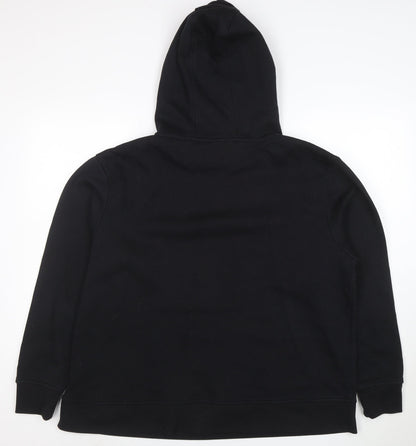 LA Gear Women's Black UK 20 Pullover Hoodie with Logo
