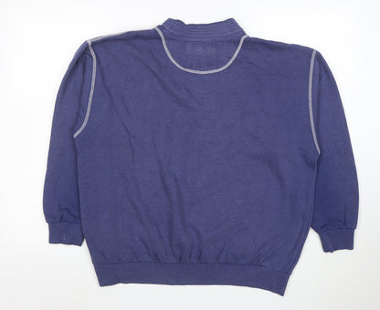 Pro Penn Series Men's Blue Embroidered Sweatshirt M Regular Fit