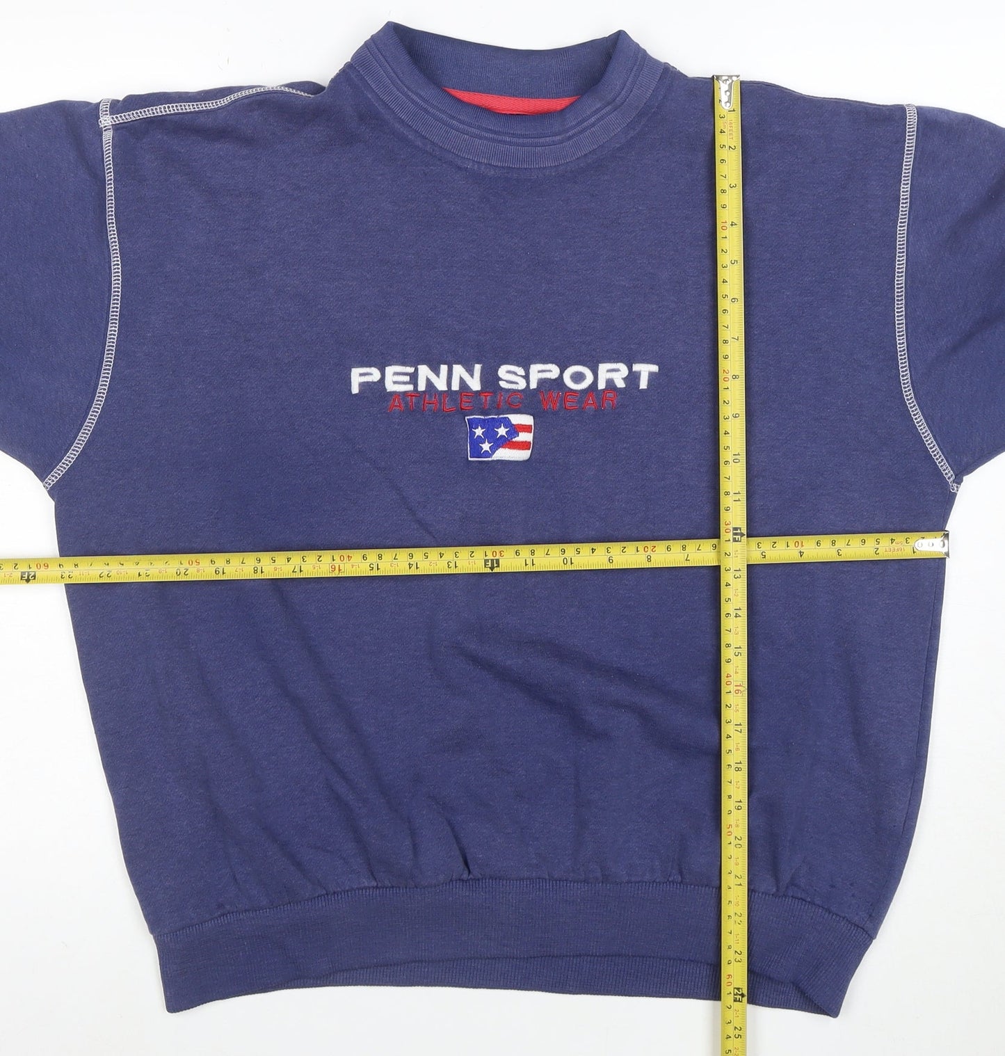 Pro Penn Series Men's Blue Embroidered Sweatshirt M Regular Fit