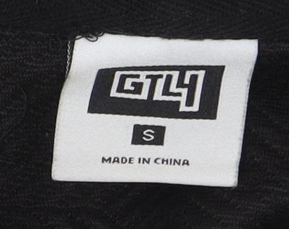 GHG Men's Black Pullover Hoodie S Hooded Kangaroo Pocket Logo