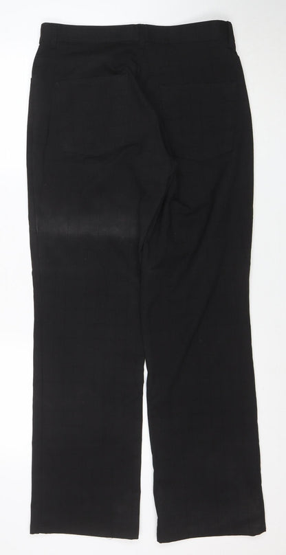 Zucci Women’s Black Regular Fit Straight Jeans W32