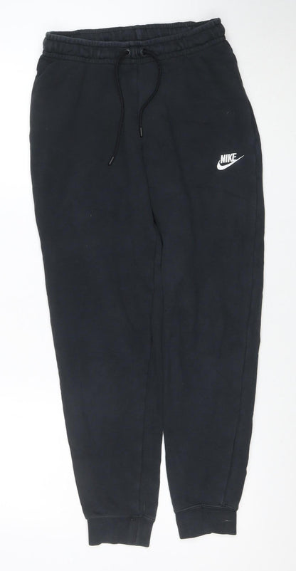 Nike Women's Black Jogger Sweatpants Size S Regular Fit Fleece