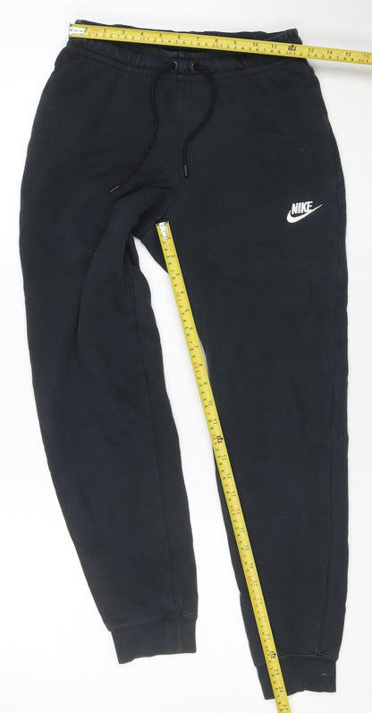 Nike Women's Black Jogger Sweatpants Size S Regular Fit Fleece