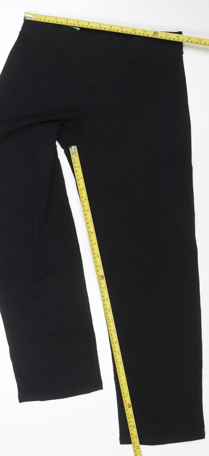 Marks and Spencer Women's Black Slim Fit Stretch Leggings Size 12