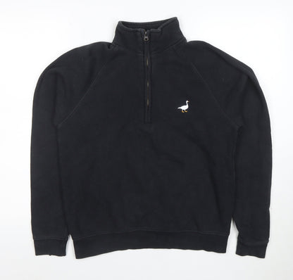 Goose and Gander Women’s Black Small 1/4 Zip Fleece Sweatshirt