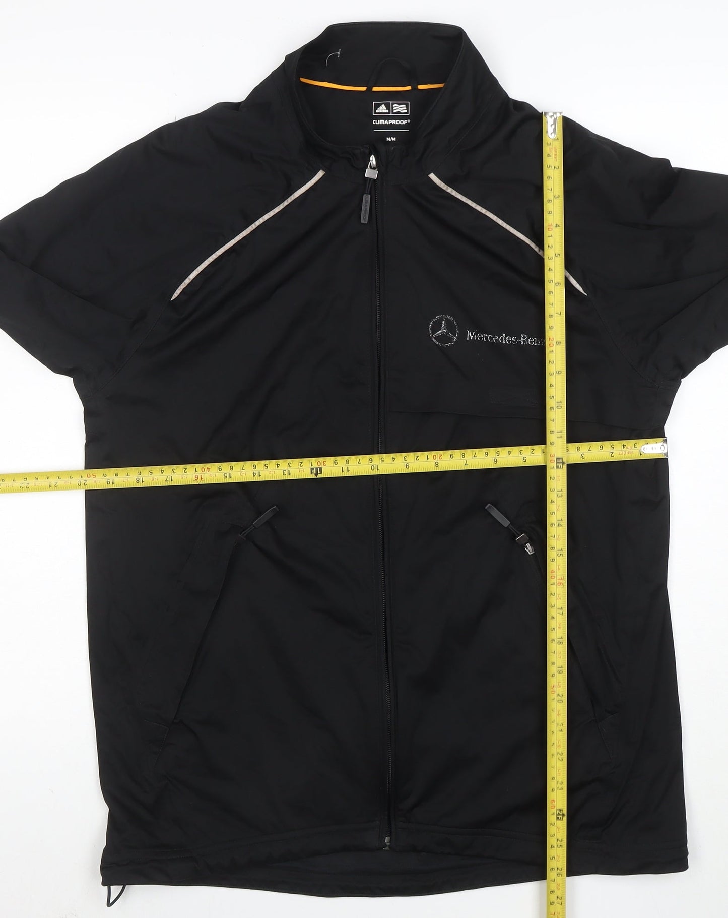Adidas Mens Black ClimaProof Mercedes-Benz Windbreaker Jacket M