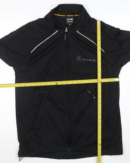 Adidas Mens Black ClimaProof Mercedes-Benz Windbreaker Jacket M