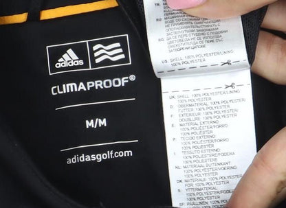 Adidas Mens Black ClimaProof Mercedes-Benz Windbreaker Jacket M