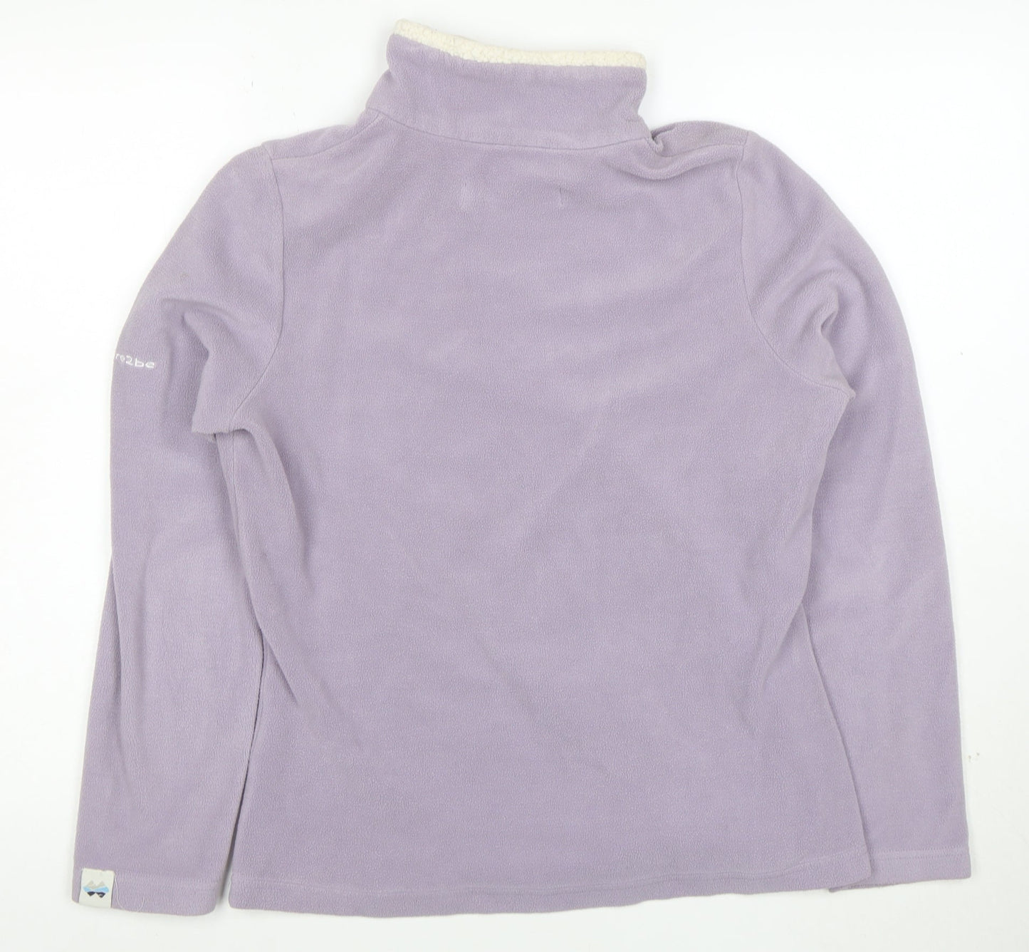 Dare 2b Womens Lilac Fleece 1/4 Zip Pullover Size 12 Snowwear Top