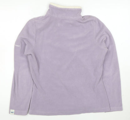 Dare 2b Womens Lilac Fleece 1/4 Zip Pullover Size 12 Snowwear Top