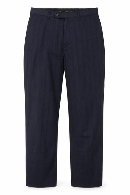 Pittarelli Uomo Men's Blue Striped Dress Pants 30R Regular Fit
