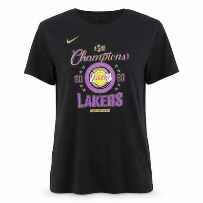Nike Women's Black Los Angeles Lakers 2020 Champions T-Shirt XL