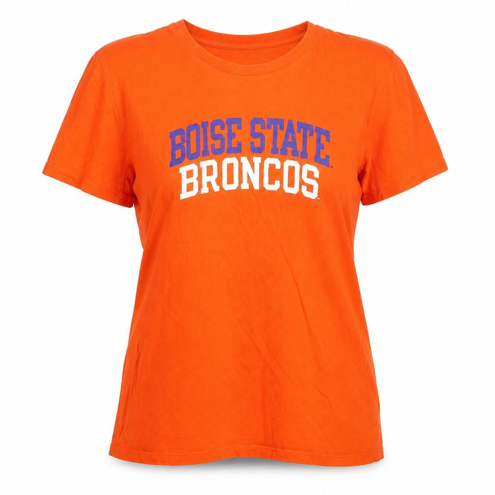 Champion Womens Orange Boise State XL Short Sleeve Cotton T-Shirt