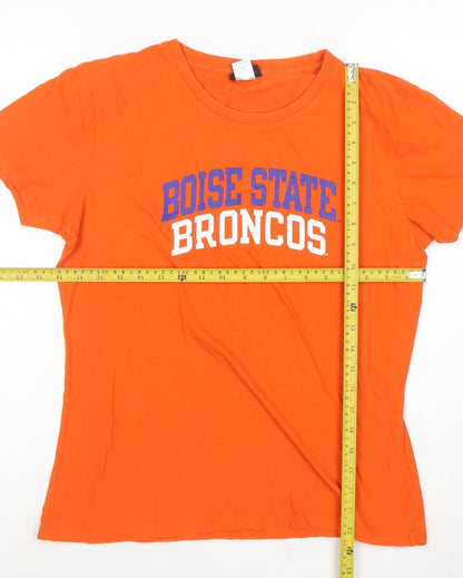 Champion Womens Orange Boise State XL Short Sleeve Cotton T-Shirt