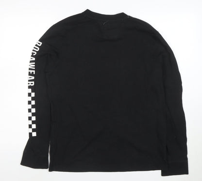 Rocawear Men's Black Racing Division Long Sleeve T-Shirt M